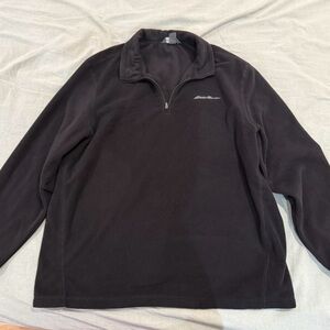 Eddie Bauer Lightweight Fleece Jumper/Sweater - Black
